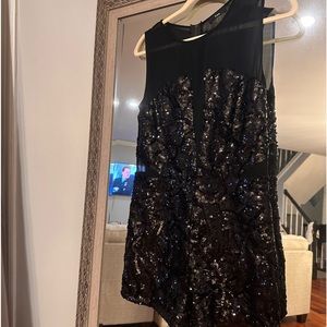 ✨Black Sequin short romper✨